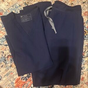 Figs Navy Scrub Set Small/ XS